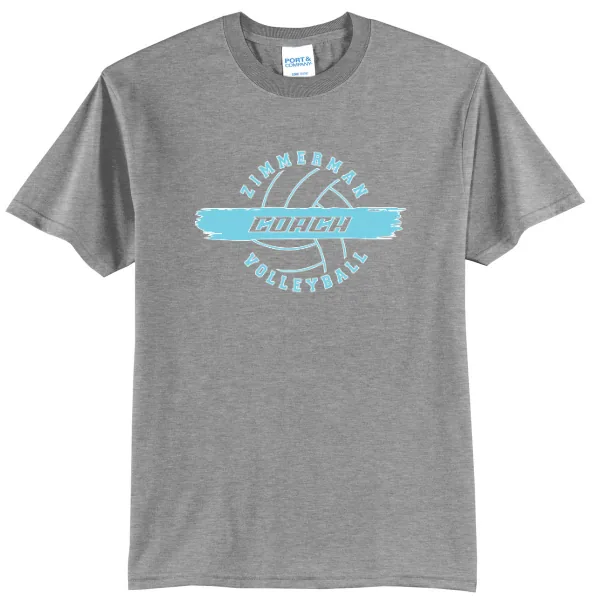 Port Port & Co Core Blend Tee LOGO 2 in As Shown — PC55