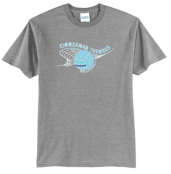Port Port & Co Core Blend Tee LOGO 3 in As Shown — PC55
