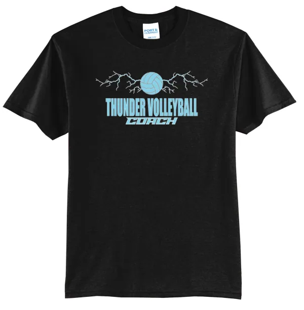 Port Port & Co Core Blend Tee LOGO 5 in As Shown — PC55