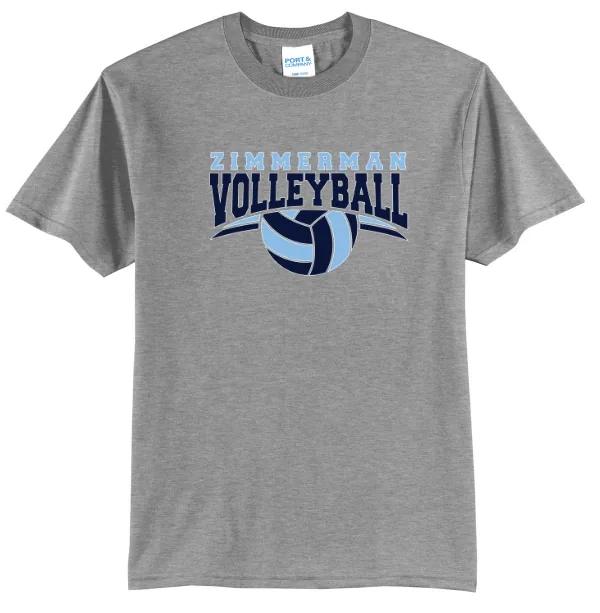 Port Port & Co Core Blend Tee LOGO 1 in As Shown — PC55