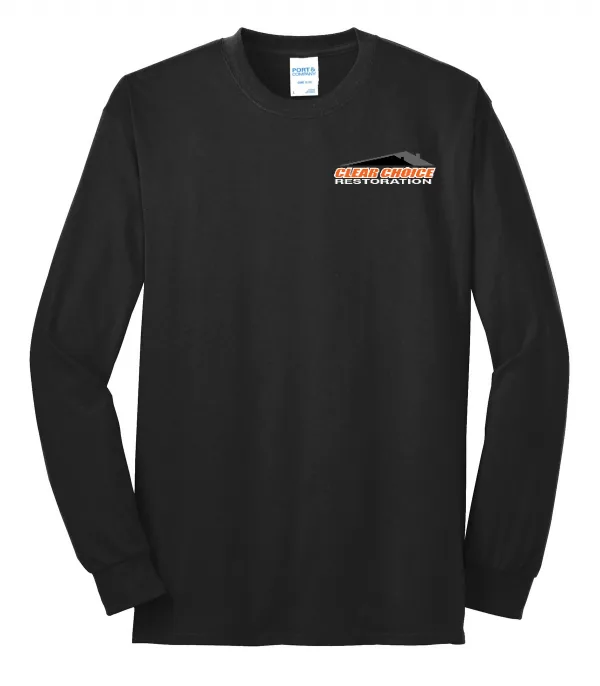 Port Port & Co Long Sleeve Core Blend Tee in As Shown — PC55LS