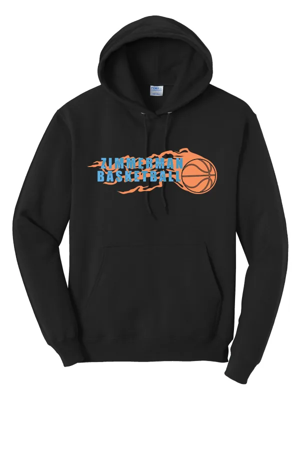 Port Port & Co Core Fleece Pullover Hooded Sweatshirt. Logo 3 in As Shown — PC78H