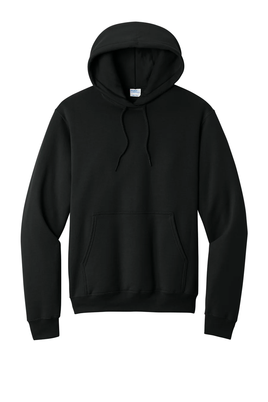Port & Company Patriot Pride Hooded Sweatshirt in Black — PC78H