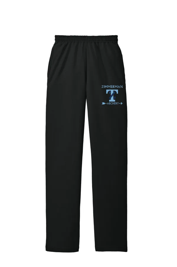 Port Port & Co Core Fleece Sweatpant with Pockets. Printed. in As Shown — PC78P