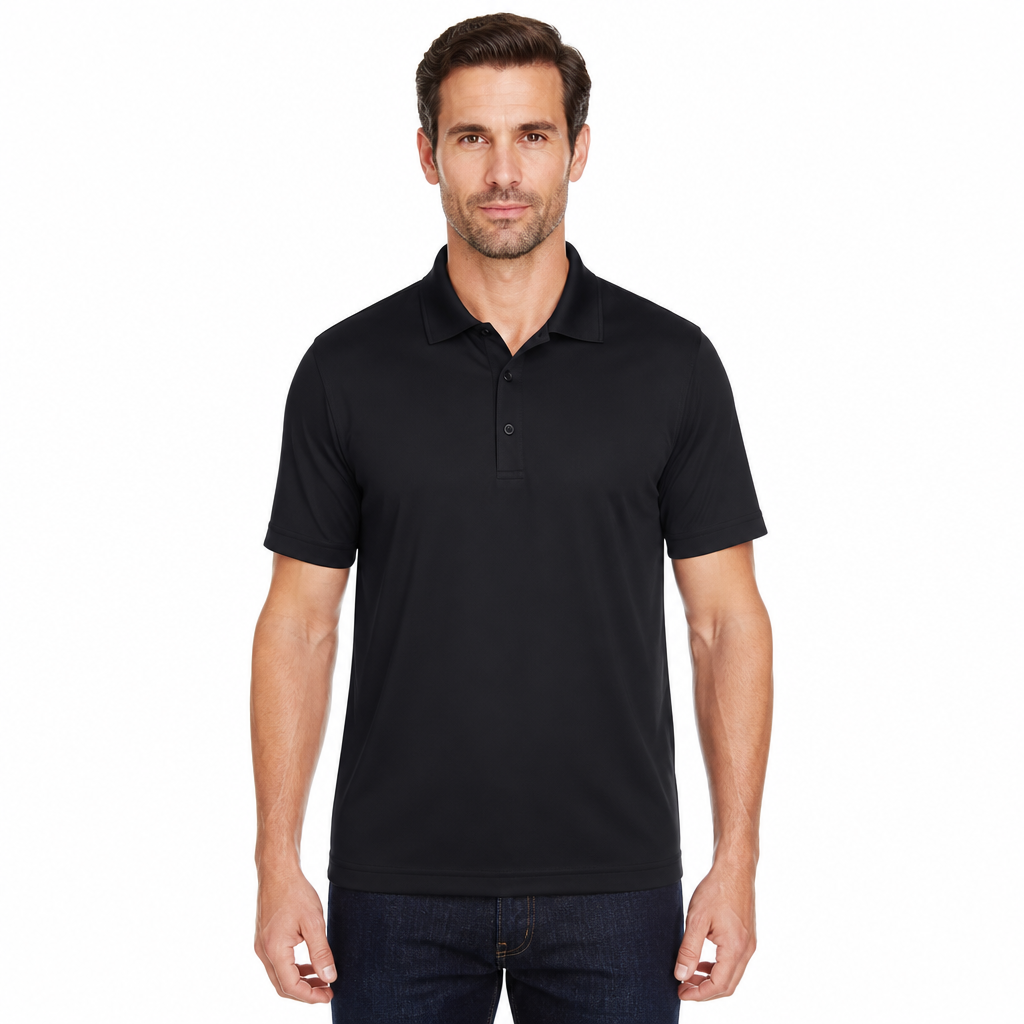 Sport-Tek (SanMar) Micropique Sport-Wick® Polo in Black — ST650