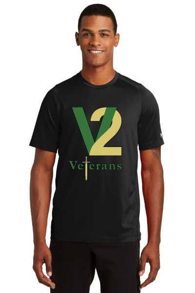 New Era New Era® Series Performance Crew Tee Shirt in Black Solid — QNNMH-RVKXT