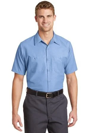 Red Kap WeP3 Shop Shirt in Postman Blue — SP24