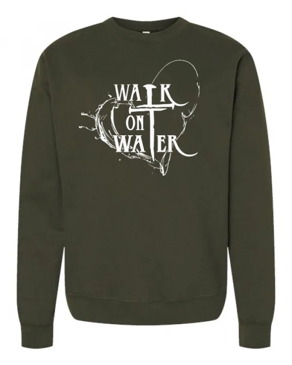 Unisex Crewneck Sweatshirt Heart Logo (Printed) in As Shown —