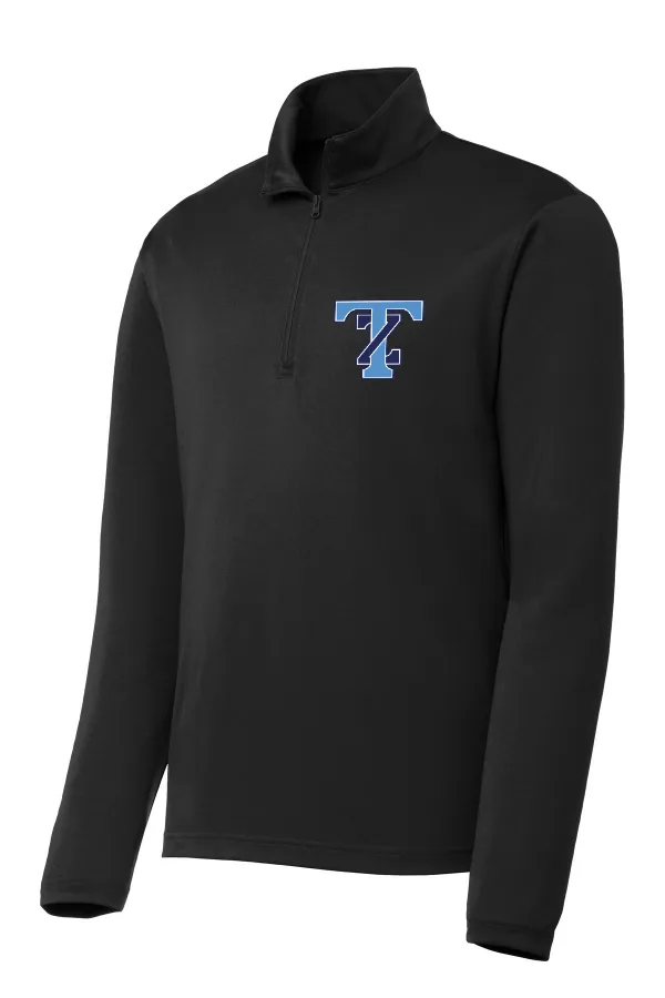 Sport-Tek PosiCharge Competitor 1/4-Zip Pullover in Black — ST357