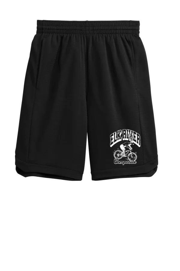 Sport-Tek PosiCharge Position Short with Pockets ST575 in Black — ST575