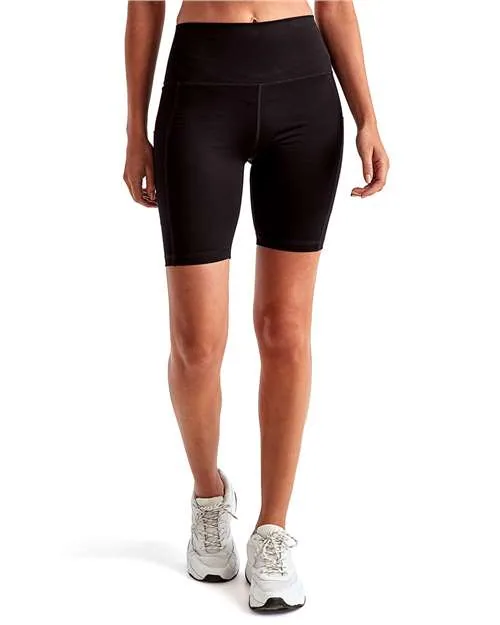 TriDri Women's Performance Compression Shorts in Black — TD046