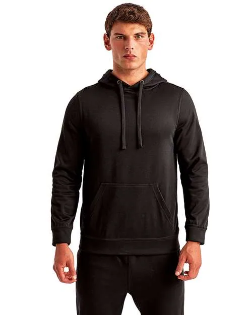 TriDri Unisex Spun Dyed Hooded Sweatshirt in Black — TD448