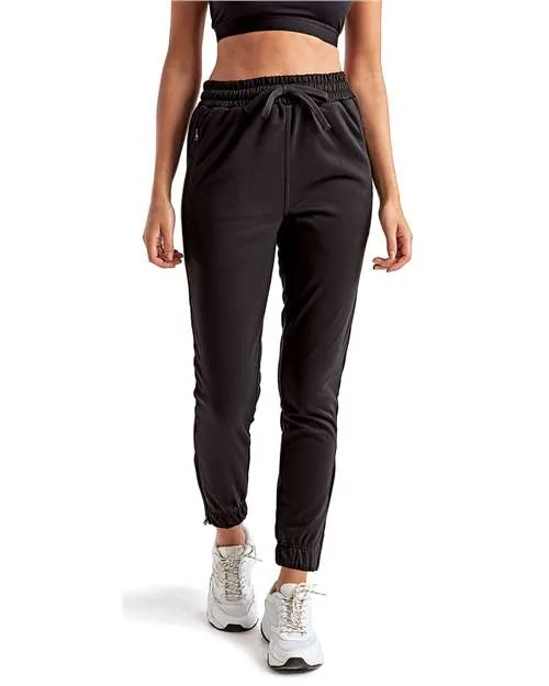 TriDri Women's Spun Dyed Joggers in Black — TD499