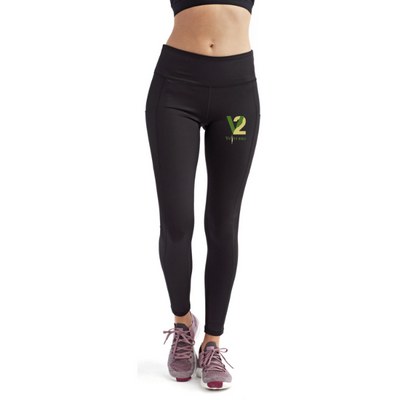 Vets 2 Vets Ladies' Performance Leggings in Black — TD531