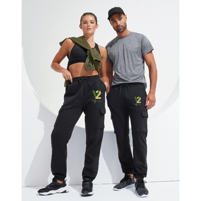 Vets 2 Vets Unisex Riley Cargo Joggers in Black — TD604