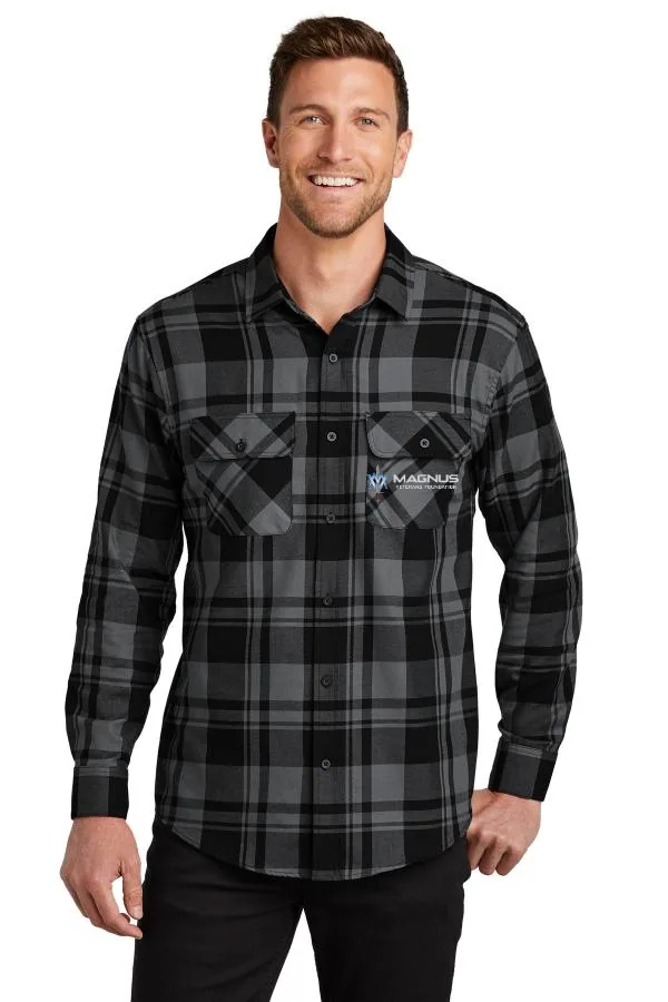 Port Plaid Flannel Shirt in As Shown — W668