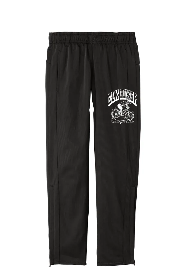 Sport-Tek Youth Tricot Track Jogger in Black — YPST95