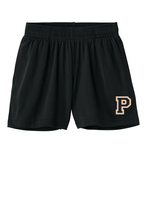 Sport-Tek YOUTH PosiCharge Competitor 5 Pocketed Short YST349P in Black — YST349P