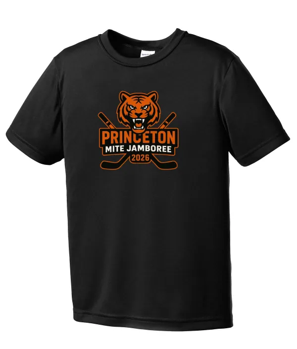 Sport-Tek Youth PosiCharge Competitor Tee in Black — YST350